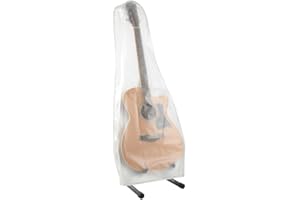 Armastuse Housse De Guitare,Sac De Guitare Classique, éTui ImperméAble Et Anti-PoussièRe, Facile à Nettoyer, Support Mural pour Guitare Acoustique, Transparent