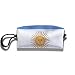 Produktbild Argentina Flag Print Lightweight Cosmetic Pouch Bag Storage Makeup Junkie Bags Travel Storage Package Pouch with Zipper