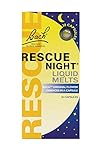 Bach RESCUE Night Liquid Melts, 28 Capsules - Flower Essences for Natural Night's Sleep