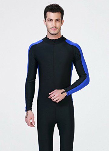 Herren Damen UV-Anzug UPF>50 Schutz swetsuit Schwimmanzug Schnorchelanzug Overall Watersport - 2