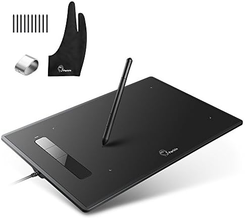 Professional Parblo Island A609 Graphic Tablet with 2048 Levels Pressure Battery-free Pen (Parblo A609+Accessories)