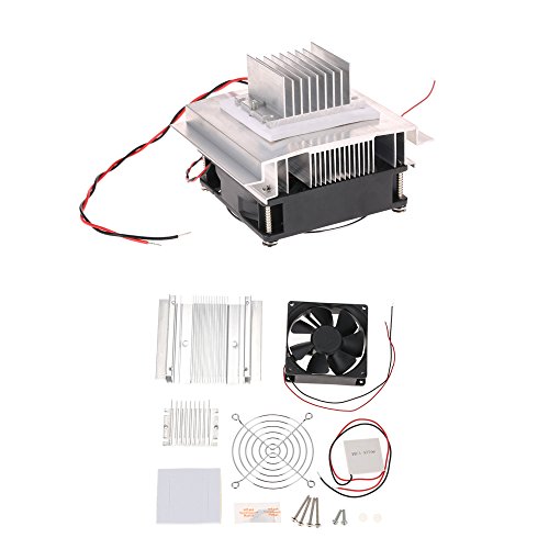 KKmoon DIY Kit Potencia termoel  ctrico Peltier Enfriador Refrigeraci  n Sistema de refrigeraci  n Enfriador SFPLUSES18 M  dulo   Ventilador   TEC1    12706    