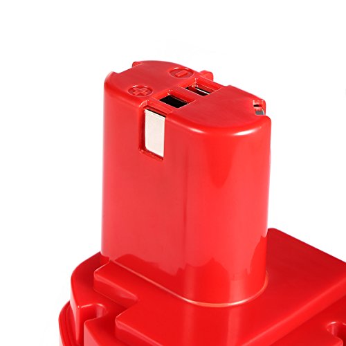 Powerextra Elektrowerkzeug Ersatzakku 12V 2.0Ah für Makita 1222 1220 1200 1230 1233 1234 1235 - 2