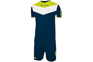 GIVOVA Kit Calcio Maglia E Pantaloncino da Calcio Unisex - Adulto