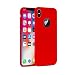 Produktbild heevey Hülle Kompatibel mit Apple iPhone X & XS | Ultra Dünne Hard-case Schutzhülle FeinMatt Anti-Fingerabdruck Rot