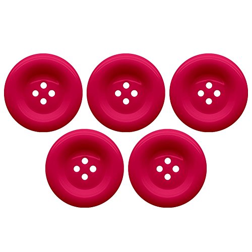 Soul-Cats® Knopfset in verschiedenen Farben und Größen Kunststoff bunt , Größe:18 mm;Farbe:grün - 3