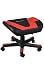 Produktbild DXRacer FR/FX0/Nr Padded Seat Office/Computer Chair – Office & Computer Chairs (Padded Seat, Black, Red, Faux Leather, 5 Wheel (S), 120 kg, 43 cm)