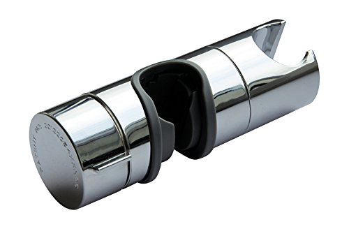 Gleiter für Wandstange | Brausehalter | Schieber | Dusche | Ersatzgleiter | Konus | Ø 22 oder 25 mm | Chrom - 2