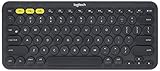 Logitech K380 920-007558 Multi-Device Bluetooth Keyboard (Dark Grey) (Personal Computers)
