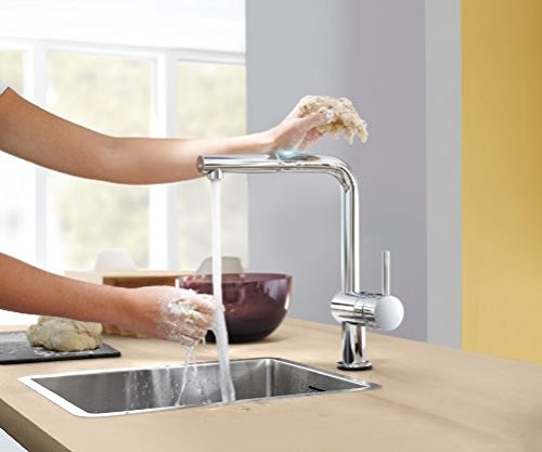 Grohe 31360001 Minta Touch Küchenarmatur mit herausziehbarem Auslauf - 5