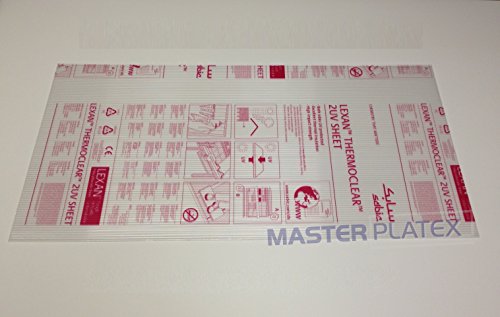 4,5 mm Hohlkammerplatte Lexan Thermoclear beidseitig UV 1113 x 605 mm Stegplatte