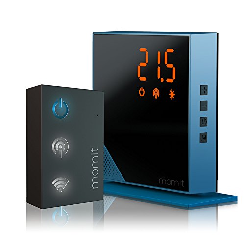 Preisvergleich Produktbild momit Home Thermostat Starter Kit (Thermostat + Gateway) - Summer Blue by momit