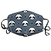 Produktbild Panda Blue Grey Panda Head Best Illustration Scandi Kids Nursery Baby Anti Dust Mask Anti Pollution Washable Reusable Mouth Masks