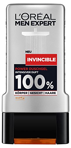 L'Oréal Men Expert Duschgel Invincible, 2er Pack (2 x 300 ml)