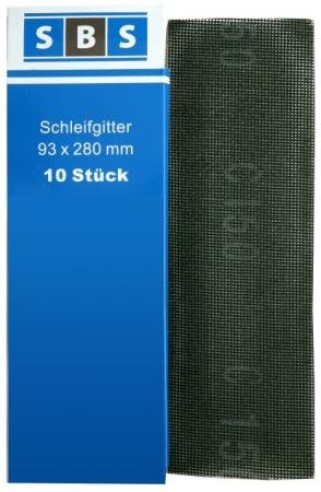 SBS Schleifgitter 115 x 280 mm, 70 Stück gemischt
