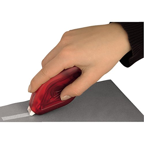 Hama Kleberoller permanent Quick-Fix (8mm x 12m Klebetape, doppelseitig, nachfüllbar, zum Fotos einkleben, Scrapbooking uvm.) Fotokleber Klebemaus rot - 4