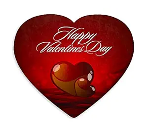 DreamVio Love Heart Shaped Velvet Cushion/Pillow/Plush for Gifting on Birthdays,Anniversaries, Valentine Day Color - Multi (Size- 15x17 inch) Shape 23