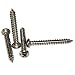Produktbild WARRAH 5*30 mm Wood Screw Pan Head Screws Drywall Screw Fixing Screw Thread Stainless Steel Screws(180-Fische)