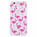 Produktbild Huawei P10 Lite Hülle, E-Unicorn Handyhülle Huawei P10 Lite Hülle Transparent mit Muster Flamingo Silikon Durchsichtig Tasche Ultra Slim Dünn TPU Bumper Schutzhülle Stoßfest Hochwertigem Zubehör Set Etui Schale Back Case Cover Rückseite