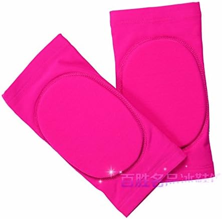 Ice-skating knee pads sports knee pads soft protectors dance protectors elbows children adults, ladies,Knee pads for adults (one pair of XL),Rose Pink