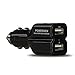 Produktbild PowerGen DUAL KFZ Adapter 2 USB Ports mit 3.6 Ampere 18W KFZ Auto Ladegerät / Auto ladekabel für Apple iPhone, iPad, iPod, Android Phones, MP3, MP4, GPS, Google Nexus 4,7,10, und noch mehr Geräte (USB-Kabel nicht mitgeliefert) - weiß