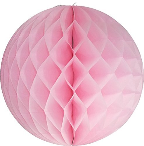 Furuix weißes Rosa Pom Pom Blumen Tissue Papier Pompom Kugeln Papier Blume hängen Pom Hochzeitsfest Bevorzugungen im Freien Dekoration Hochzeit Kinderzimmer Dekorationen Braut Dusche - 5
