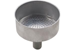 Pedrini 9086.RI1 Ricambio Imbuto Caffettiera 12 Tazze, Alluminio, Bianco