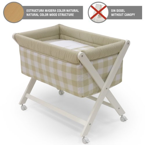 Cambrass Crib X Wood (46 x 78 cm, Bebe Beige/ Natural)