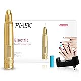 【Batería Recargable y torno uñas portátil】 Ligera como un lápiz y torno uñas recargable (incluida), que puede usarse aproximadamente 5 horas seguidas después de la carga, torno manicura que le permite disfrutar del arte de las uñas en cualquier momento o en cualquier lugar.