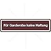 Produktbild Sticker-Designs 15cm!3Stück!Aufkleber-Folie Wetterfest Made IN Germany Garderobe Keine Haftung Ersatz Erstattung braun Vorsicht Achtung S701 UV&Waschanlagenfest-Auto-Sticker Decal Profi Qualität
