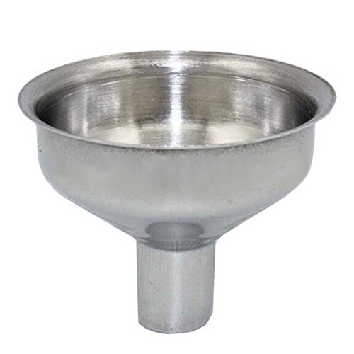 Bluelans® Trichter Edelstahl 7mm für Flachmann Schnapsflasche Einfülltrichter