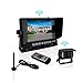 Price comparison product image Pyle Wireless 2.4G Mobile Video Surveillance System - Weatherproof and Night Vision Rearview Backup Camera and 7” Monitor or Trucks, Trailers, Vans, Buses and Vehicles - PLCMTR82WIR