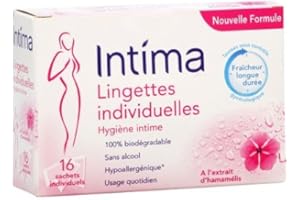 AMOTAOS Intima Lingettes individuelles hygiène intime x16