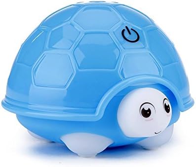 Yuxsky USB Humidifier Ultrasonic Aroma Humidifier Portable Cartoon Tortoise Shape 160ml Aromatherapy Diffuser with 7 Color Changing LED Lamps (USB Cable)（blue）
