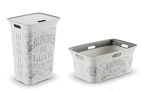 Nostalgie-Wäschebox mit Deckel - 2