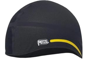 PETZL Unisex_Adult HAT LINER 1 Helmet, Black/Yellow, M/L
