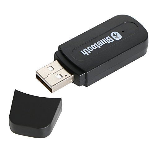 TRIXES Bluetooth USB Empfänger – Doungle für HiFi Stereoanlagen oder Autoradio mit 3,5 mm Stecker für AUX Eingang, Musik – Streaming, A2DP – kompatibel - 3