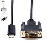 Both USB-C and DVI-D(24+1) connectors are gold-plated, designed to resist corrosion,provide maximum conductivity and improve the signal transmission
