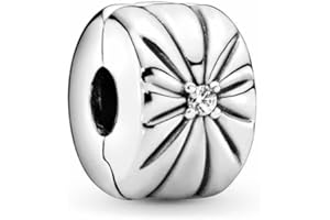 CWOne Designs Sterling Silver Bracelet Clip Charms Ideal for Pandora Charm Bracelets and Necklaces