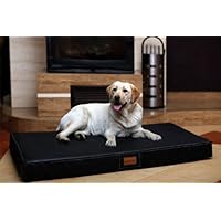 [Gesponsert]tierlando® OS4-LL-03 Oscar Ortho-MEDIC LUXUS Orthopädische Visco Matratze Hundebett Gr.L 100cm – Kunstleder Schwarz