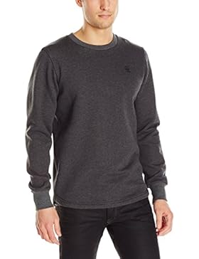 G-Star Raw Calow R Sw L/S, Felpa Uomo, Nero