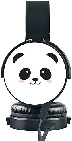 Panda Headset, [KOSUNG] Customized Headphones with Soft Earmuffs Hands-free Phone Calls Ideal For iPhone X, iPhone 8, iPhone 8 Plus, Samsung Galaxy Note 8, Samsung Galaxy S8/S8 Plus etc.