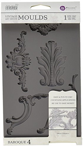 Prima Marketing Iron Orchid Designs Vintage Art Decor Form – Barock # 4