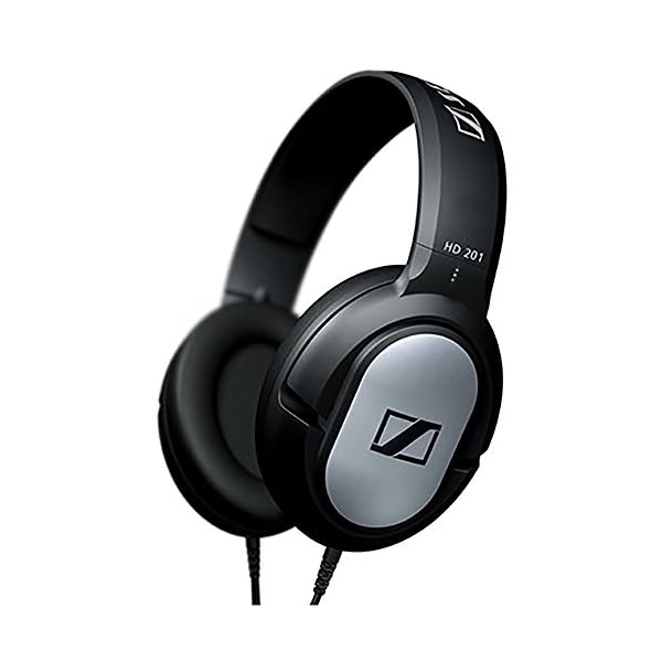 Sennheiser HD 201 Closed Dynamic Headphones Black and Grey
