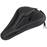 DIGIFLEX Soft Gel Padded Extra Comfort Bicycle Road Bike Saddle Seat Cover - 19cm x 26cm x 4cm