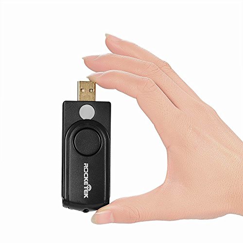 Rocketek USB Chipkartenleser / SmartCard Reader | Plug&Play | Power/Status-LED | USB bus-powered | HBCI Fähig | Windows 10-kompatibel | Unterstützt SD | Micro SD | M2 | MS | SIM-Karten - 2