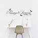Produktbild wandaufkleber schlafzimmer Vinyl Removable Wall Stickers Mural Decal Loving Quotes With Butterfly Stickers for Always forever Decal for Living Room Bedroom Decoration für Wohnzimmer Schlafzimmer