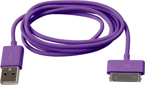 Preisvergleich Produktbild Smartfox 2in1 Apple Dock Connector Datenkabel, Lila / Violett