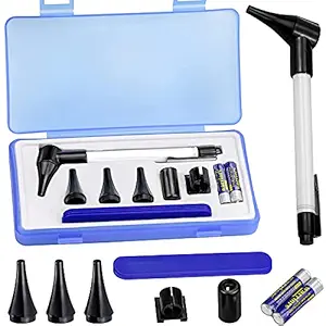 MAYCREATE Ear Light Otoscope, Portable HD Ear Microscope, Diagnostic Penlight, Otoscope Pen, Inspection Ear Penlight, Handheld Ear Care Microscope Tool Set, Style Light for Ear Nose Throat Clinical