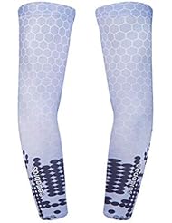 Adatti per Ciclismo Calcio,Blue,L Protezione UV UPF 50+ Set di Bracci Sportivi Corsa XIAYJ Set di Bracci Sportivi